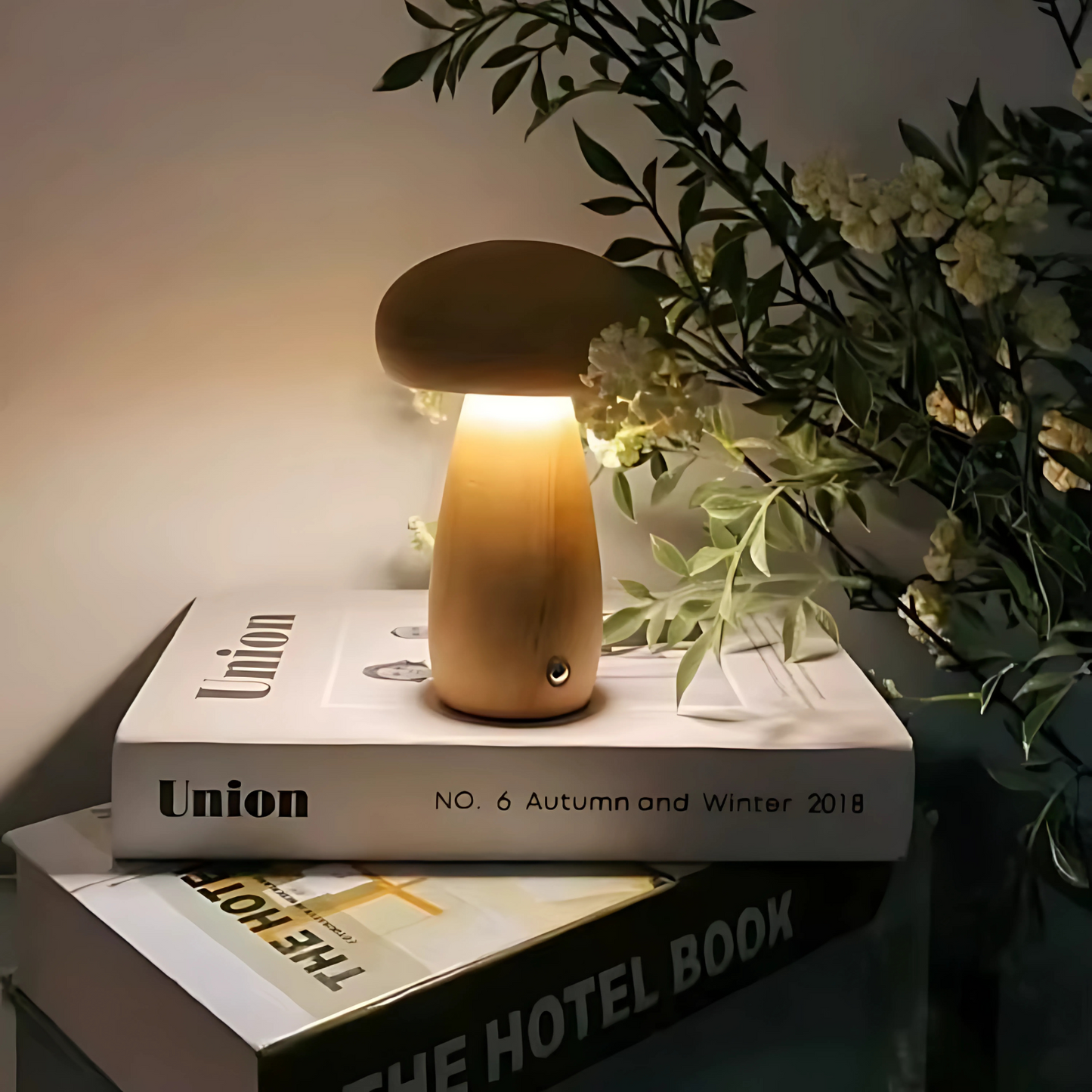 Lampe De Chevet Sans Fil - Champignon