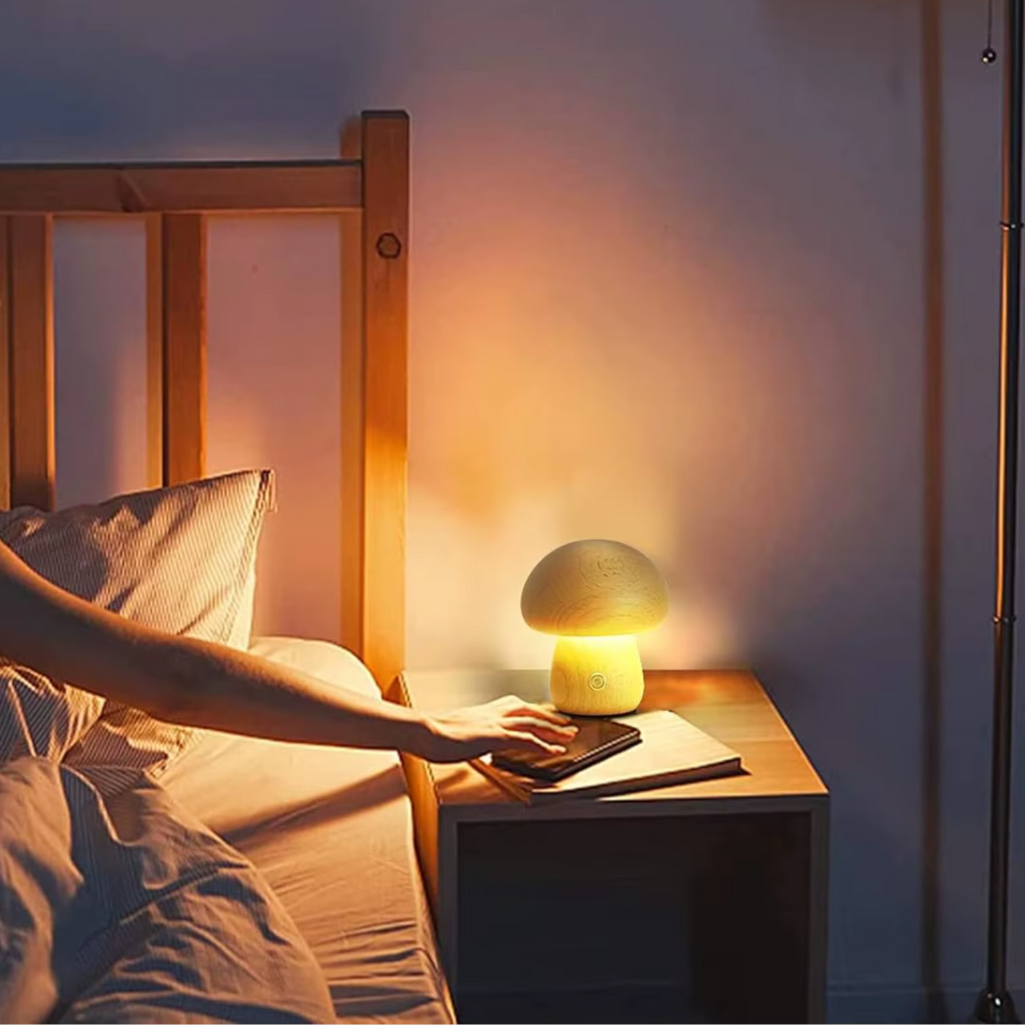 Lampe De Chevet Sans Fil - Champignon