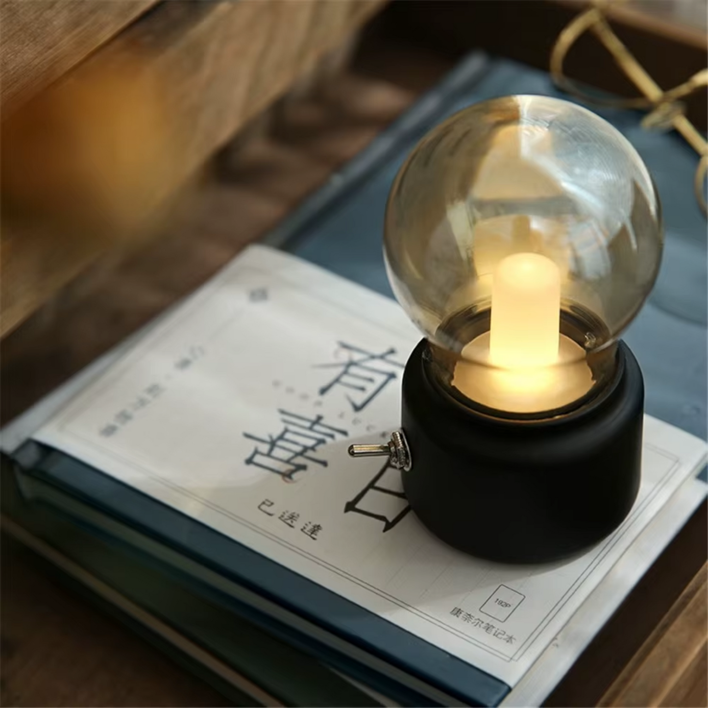 Lampe de Chevet Sans Fil - Ampoule Vintage
