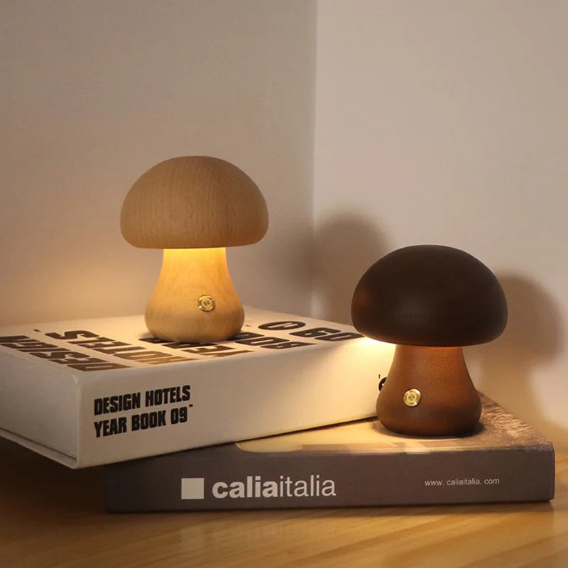 Lampe De Chevet Sans Fil - Champignon