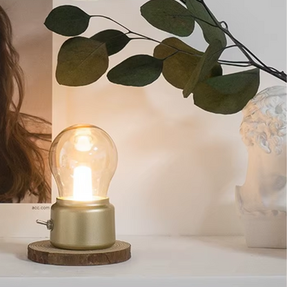 Lampe de Chevet Sans Fil - Ampoule Vintage