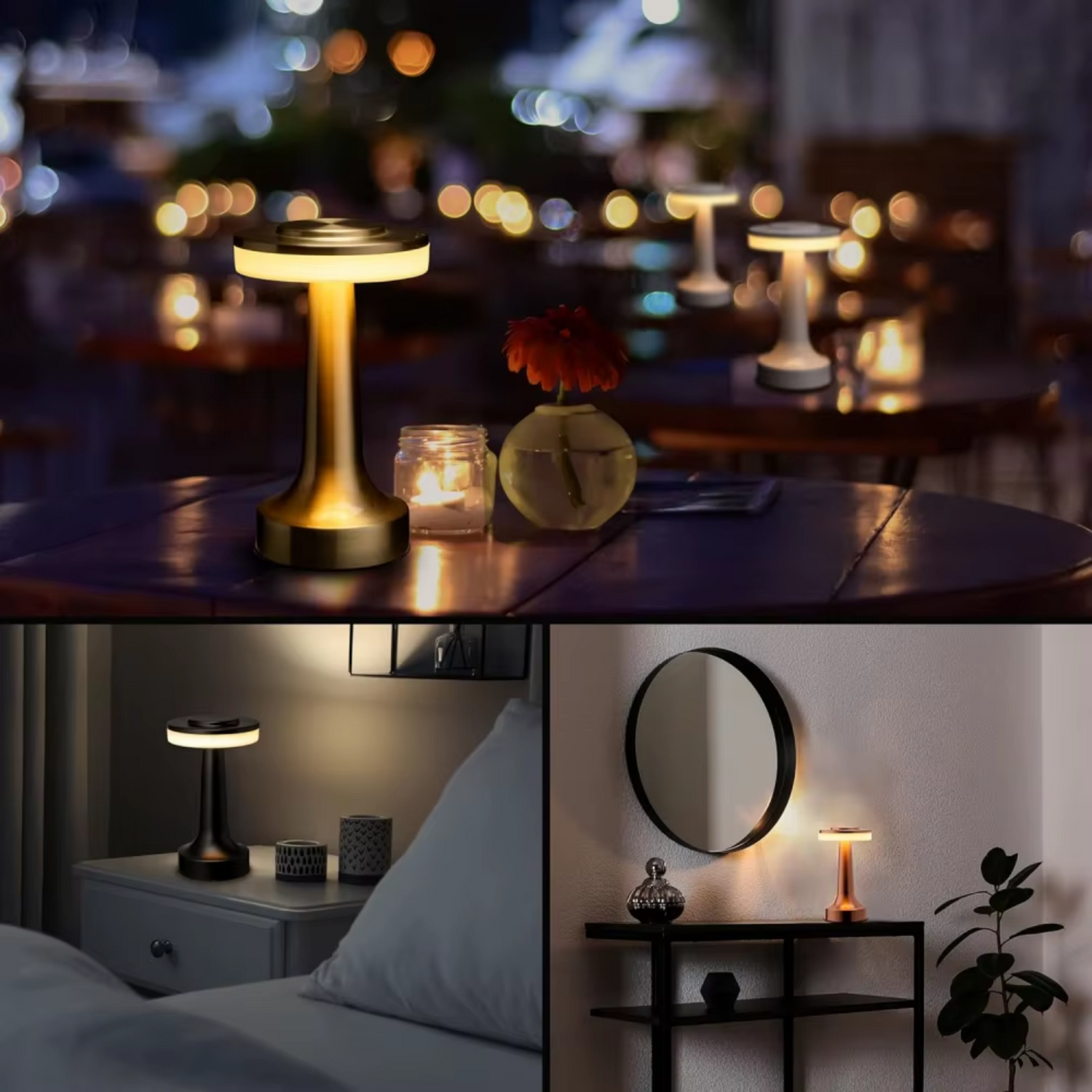 Lampe de Chevet Tactile - Retro