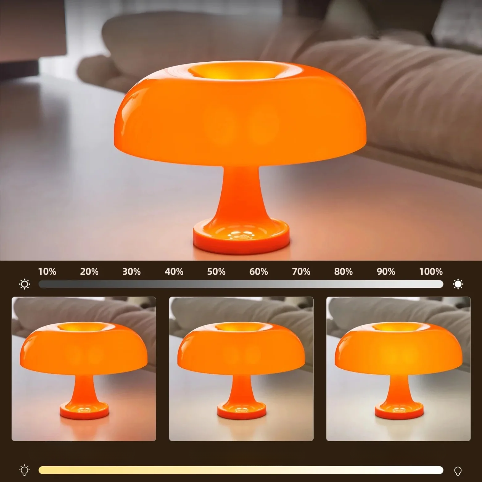 Lampe De Chevet Design - Champignon Bauhaus