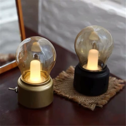 Lampe de Chevet Sans Fil - Ampoule Vintage