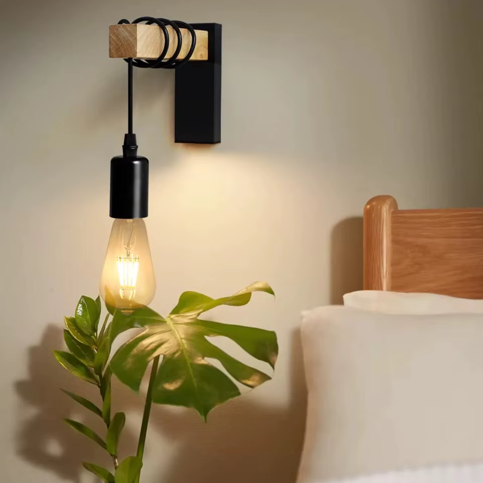 Lampe de Chevet Murale - Vintage