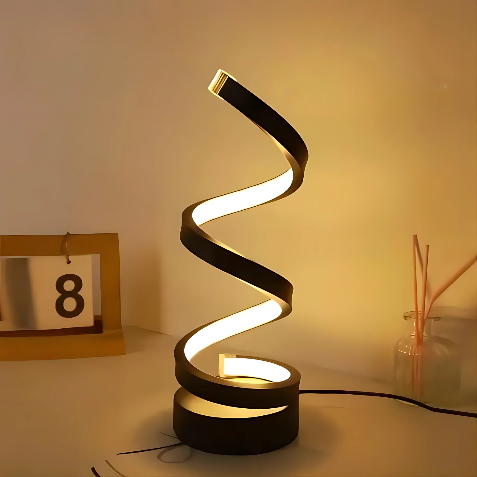 Lampe de Chevet Design - Spirale