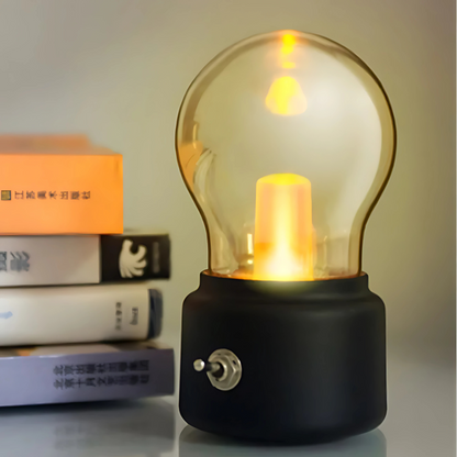 Lampe de Chevet Sans Fil - Ampoule Vintage