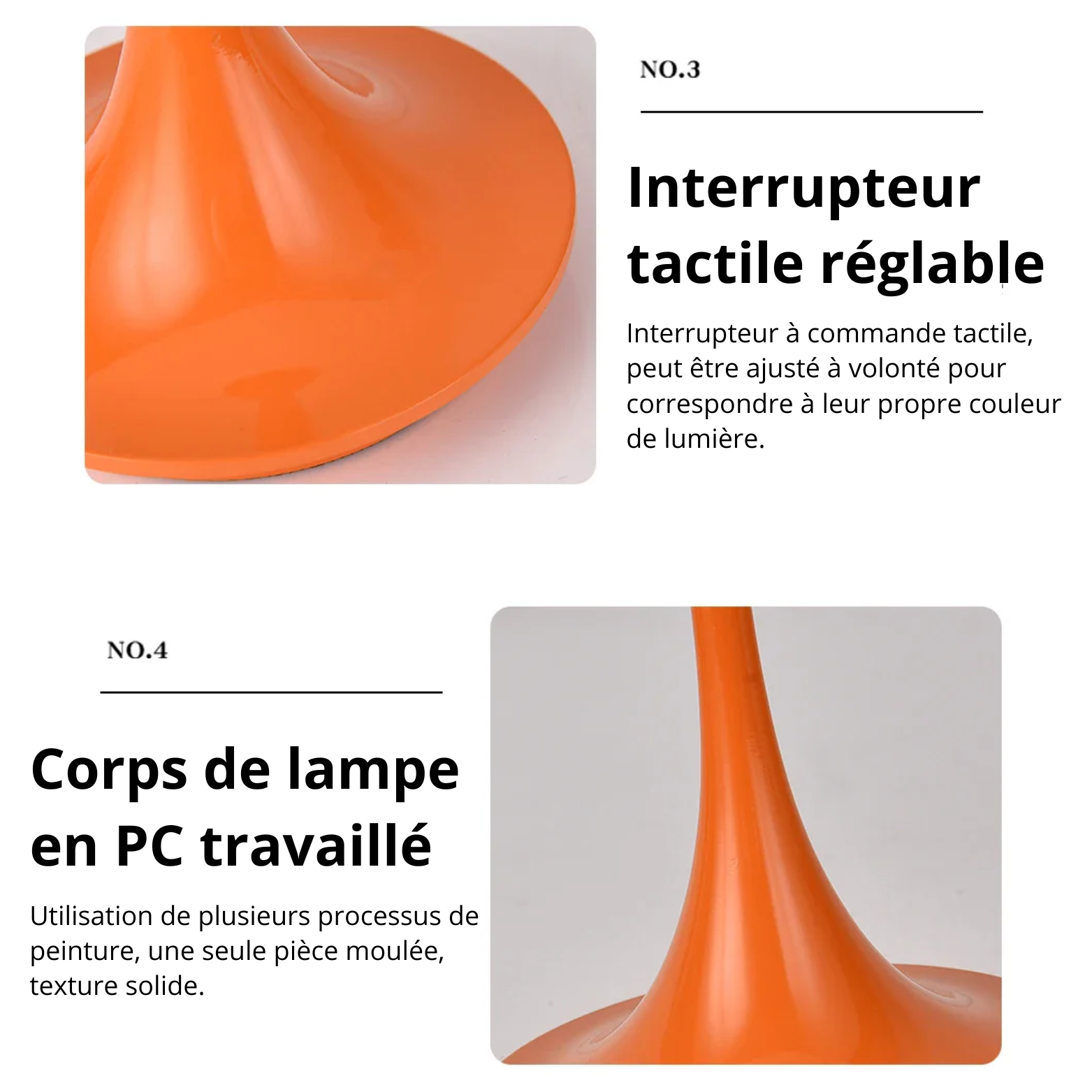 Lampe De Chevet Design - Champignon Tactile